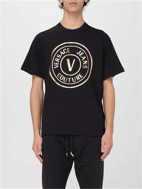 tshirt nera e bianca versace|All T.